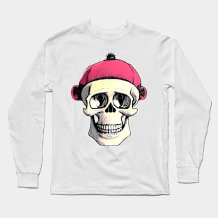 skull funny monkey Long Sleeve T-Shirt